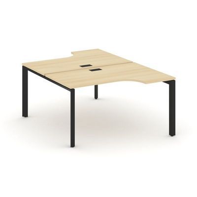 Style Project Next SN-59P.DRPA-021 (Акация лорка/Черный металл) Рабочая станция эргономичная