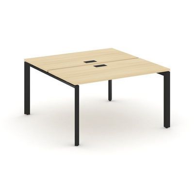 Style Project Next SN-59P.DRS-021 (Акация лорка/Черный металл) Рабочая станция двухсторонняя