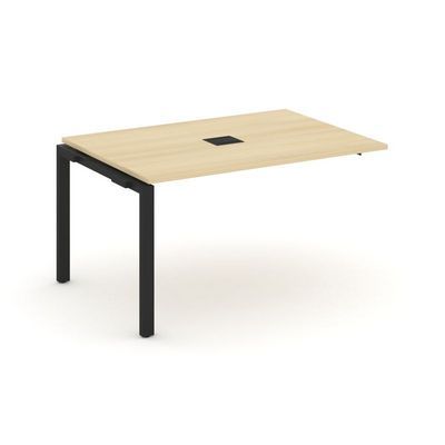 Style Project Next SN-59P.NSPRG-001 (Акация лорка/Черный металл) Проходной наборный элемент переговорного стола