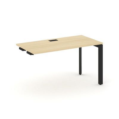 Style Project Next SN-59P.OPRS-011 (Акация лорка/Черный металл) Стол приставка к опорным элементам