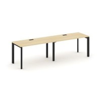 Style Project Next SN-59P.ORS-012 (Акация лорка/Черный металл) Рабочая станция односторонняя