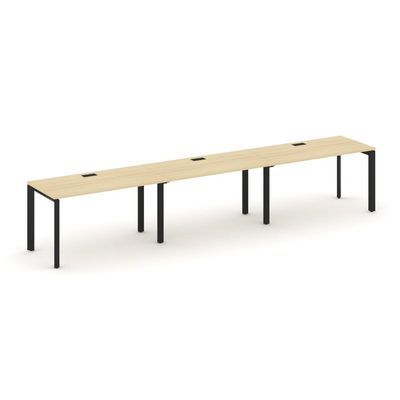 Style Project Next SN-59P.ORS-031 (Акация лорка/Черный металл) Рабочая станция односторонняя