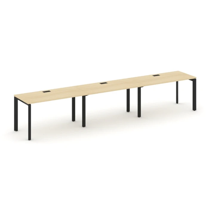 SN-59P.ORS-031 (Акация лорка/Черный металл) Рабочая станция односторонняя