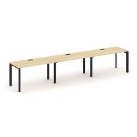 Style Project Next SN-59P.ORS-054 (Акация лорка/Черный металл) Рабочая станция односторонняя