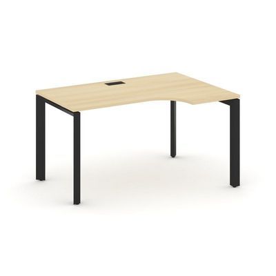 Style Project Next SN-59P.SPA-012(R) (Акация лорка/Черный металл) Стол рабочий эргономичный, правый