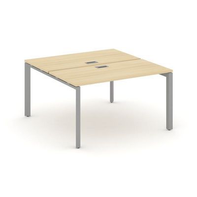 Style Project Next SN-59P.DRS-011 (Акация лорка/Серый металл) Рабочая станция двухсторонняя