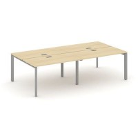 Style Project Next SN-59P.DRS-041 (Акация лорка/Серый металл) Рабочая станция двухсторонняя