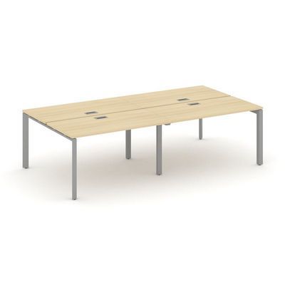 Style Project Next SN-59P.DRS-054 (Акация лорка/Серый металл) Рабочая станция двухсторонняя