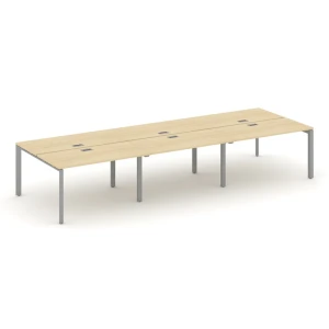 SN-59P.DRS-061 (Акация лорка/Серый металл) Рабочая станция двухсторонняя