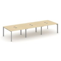 Style Project Next SN-59P.DRS-084 (Акация лорка/Серый металл) Рабочая станция двухсторонняя