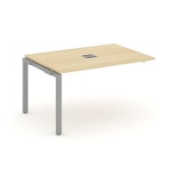 Style Project Next SN-59P.NSPRG-004 (Акация лорка/Серый металл) Проходной наборный элемент переговорного стола