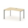 Style Project Next SN-59P.SPA-001(L) (Акация лорка/Серый металл) Стол рабочий эргономичный, левый