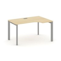 Style Project Next SN-59P.SPA-012(R) (Акация лорка/Серый металл) Стол рабочий эргономичный, правый