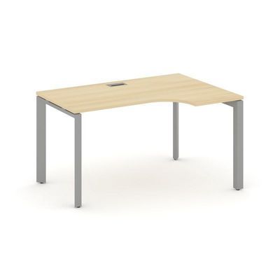 Style Project Next SN-59P.SPA-021(R) (Акация лорка/Серый металл) Стол рабочий эргономичный, правый