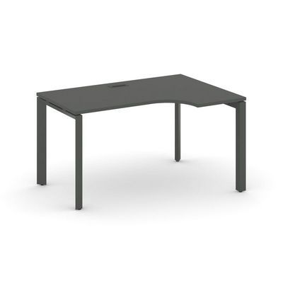 Style Project Next SN-59P.SPA-021(R) (Антрацит/Антрацит металл) Стол рабочий эргономичный, правый