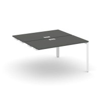 Style Project Next SN-59P.DPRS-022 (Антрацит/Белый металл) Стол приставка к опорным элементам