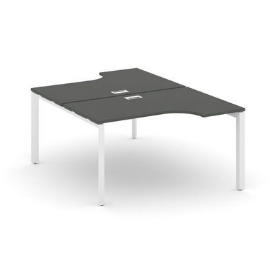 Style Project Next SN-59P.DRPA-012 (Антрацит/Белый металл) Рабочая станция эргономичная