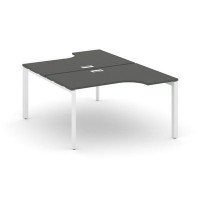 Style Project Next SN-59P.DRPA-022 (Антрацит/Белый металл) Рабочая станция эргономичная