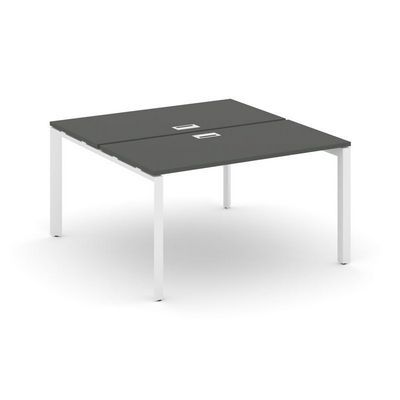 Style Project Next SN-59P.DRS-012 (Антрацит/Белый металл) Рабочая станция двухсторонняя