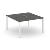 Style Project Next SN-59P.DRS-023 (Антрацит/Белый металл) Рабочая станция двухсторонняя