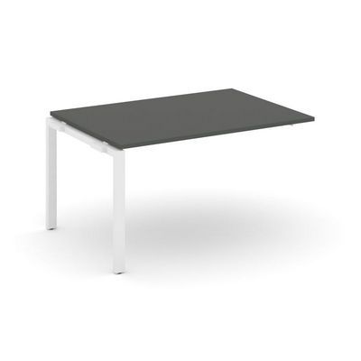 Style Project Next SN-59P.NSPRG-002.3 (Антрацит/Белый металл) Проходной наборный элемент переговорного стола