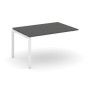 Style Project Next SN-59P.NSPRG-002.3 (Антрацит/Белый металл) Проходной наборный элемент переговорного стола