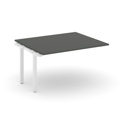 Style Project Next SN-59P.NSPRG-032.3 (Антрацит/Белый металл) Проходной наборный элемент переговорного стола