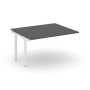 Style Project Next SN-59P.NSPRG-032.3 (Антрацит/Белый металл) Проходной наборный элемент переговорного стола