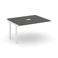 Style Project Next SN-59P.NSPRG-034 (Антрацит/Белый металл) Проходной наборный элемент переговорного стола