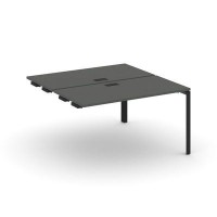 Style Project Next SN-59P.DPRS-013 (Антрацит/Черный металл) Стол приставка к опорным элементам