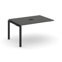 Style Project Next SN-59P.NSPRG-004 (Антрацит/Черный металл) Проходной наборный элемент переговорного стола