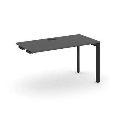 Style Project Next SN-59P.OPRS-002 (Антрацит/Черный металл) Стол приставка к опорным элементам