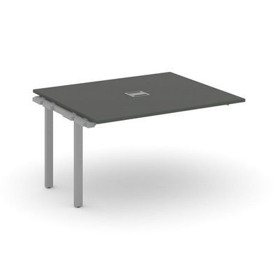 Style Project Next SN-59P.NSPRG-032 (Антрацит/Серый металл) Проходной наборный элемент переговорного стола