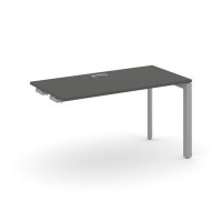 Style Project Next SN-59P.OPRS-001 (Антрацит/Серый металл) Стол приставка к опорным элементам