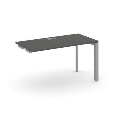 Style Project Next SN-59P.OPRS-014 (Антрацит/Серый металл) Стол приставка к опорным элементам