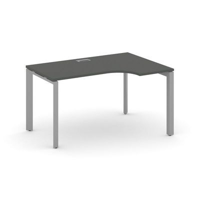 Style Project Next SN-59P.SPA-011(R) (Антрацит/Серый металл) Стол рабочий эргономичный, правый