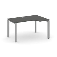 Style Project Next SN-59P.SPA-012(R) (Антрацит/Серый металл) Стол рабочий эргономичный, правый