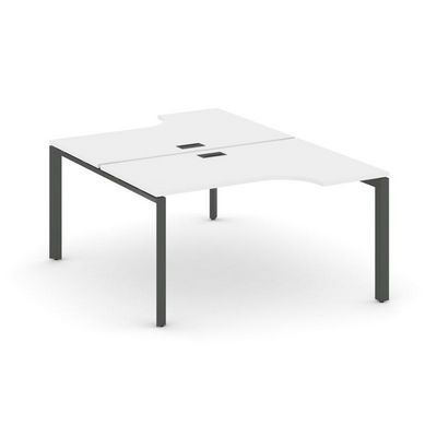 Style Project Next SN-59P.DRPA-021 (Белый/Антрацит металл) Рабочая станция эргономичная