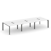 Style Project Next SN-59P.DRS-081 (Белый/Антрацит металл) Рабочая станция двухсторонняя