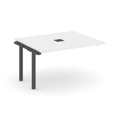 Style Project Next SN-59P.NSPRG-032 (Белый/Антрацит металл) Проходной наборный элемент переговорного стола