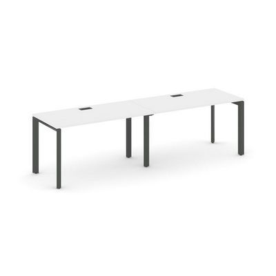 Style Project Next SN-59P.ORS-012 (Белый/Антрацит металл) Рабочая станция односторонняя