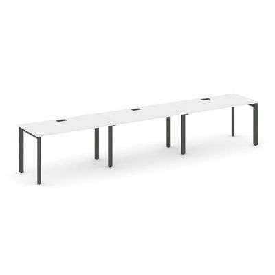 Style Project Next SN-59P.ORS-053 (Белый/Антрацит металл) Рабочая станция односторонняя