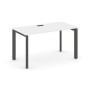 Style Project Next SN-59P.SP-014 (Белый/Антрацит металл) Стол письменный