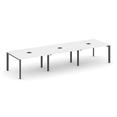 Style Project Next SN-59P.SPRG-052 (Белый/Антрацит металл) Стол переговорный