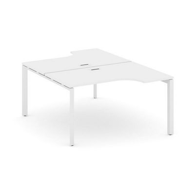 Style Project Next SN-59P.DRPA-001 (Белый/Белый металл) Рабочая станция эргономичная