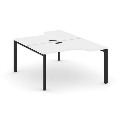 Style Project Next SN-59P.DRPA-021 (Белый/Черный металл) Рабочая станция эргономичная