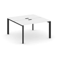 Style Project Next SN-59P.DRS-003 (Белый/Черный металл) Рабочая станция двухсторонняя