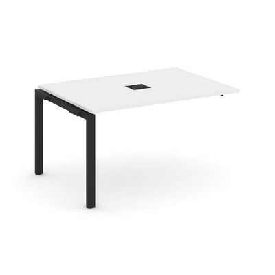 Style Project Next SN-59P.NSPRG-003 (Белый/Черный металл) Проходной наборный элемент переговорного стола