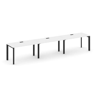 Style Project Next SN-59P.ORS-043 (Белый/Черный металл) Рабочая станция односторонняя