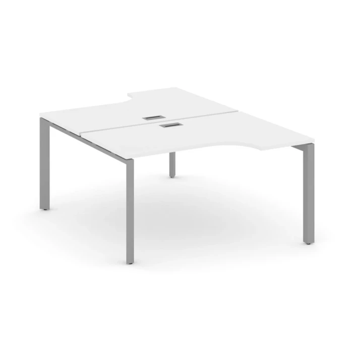 SN-59P.DRPA-002 (Белый/Серый металл) Рабочая станция эргономичная